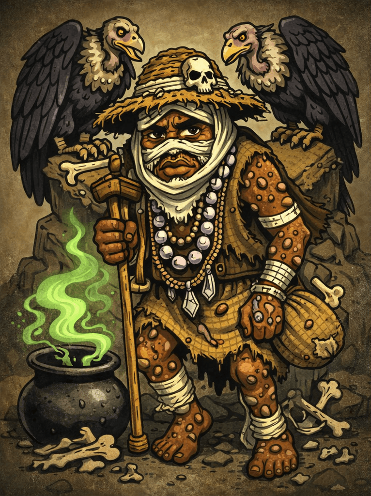 Babalú-Ayé - Healer of Ailments - Orisha in Afro-Cuban salsa