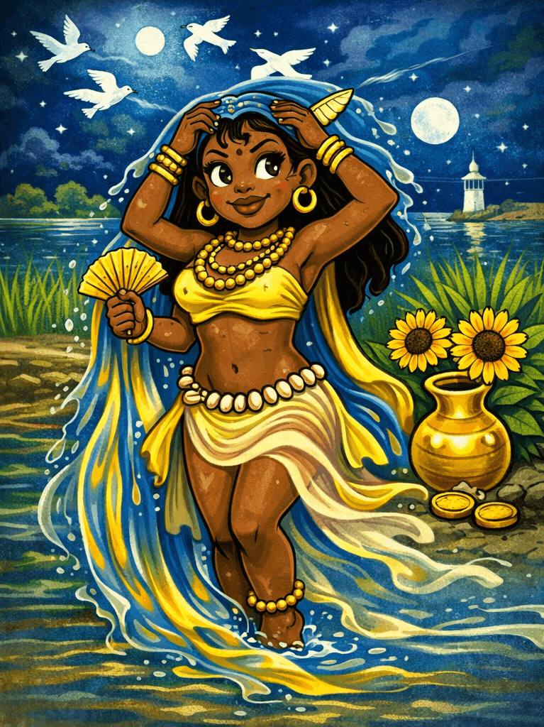 Oshún - River Goddess of Love - Orisha in Afro-Cuban salsa