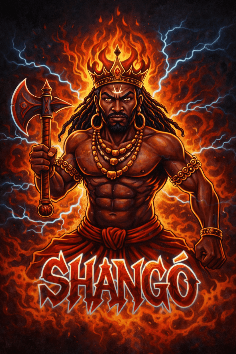 Shangó - God of Thunder (Rayo) - Orisha in Afro-Cuban salsa